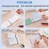 3×5” index card Binder organizer with Plastic pocket Sleeves, small organized folder for recipes Flashcards,portable notecards case holder (2pcs C...