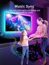 LED Lights for TV, 16.4ft TV LED Backlights for 50-75in, RGB TV LED Lights with Music Sync Bluetooth APP and Remote Control TV Lights Strip USB Po...