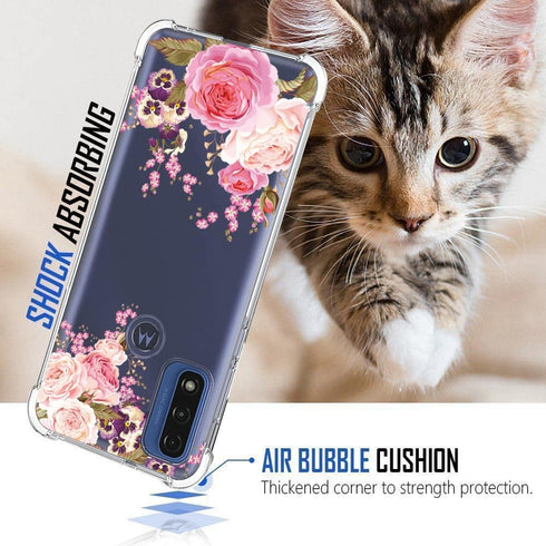 for Moto G Pure Case,Moto G Power 2022 Case,TPU soft rubber four corners reinforced anti-fall mobile phone case Cover for Motorola Moto G Pure 202...