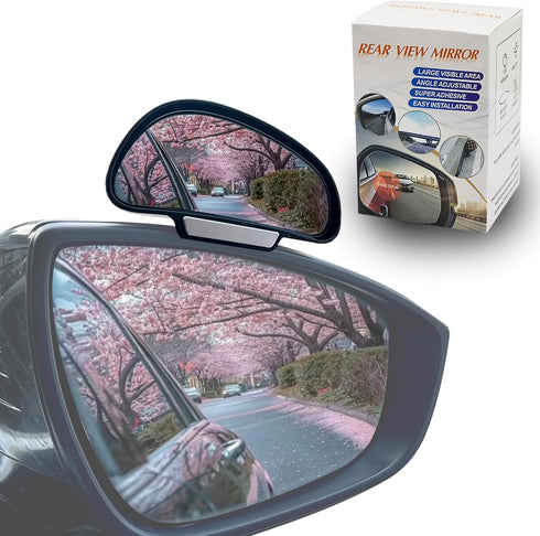 Blind Spot Mirror, Car Rear View Mirrors, Universal Car Auxiliary Mirror, HD True Glass, Adjustable Wide Angle Auxiliary Side Mirror, Right, 1Pcs...