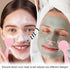 Silicone Manual Facial Cleansing Brush Skin Friendly Face Cleaning Scrubber Silicone Face Scrubber Exfoliating Brush for Exfoliating, Massaging, R...
