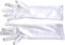Girls Tea Party Stretch Polyester Long Dress Gloves Set of 4 White Childrens Butterfly Twinkles...