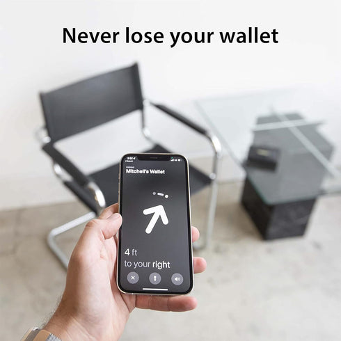 TagVault™ - AirTag Wallet Holder Compact (Single) | Thin & Flexible, Stays Hidden, Patent Pending | Elevation Lab...