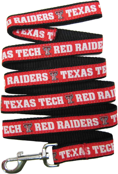 Pets First Collegiate Pet Accessories, Dog Leash, Texas Tech Red Raiders, Medium...
