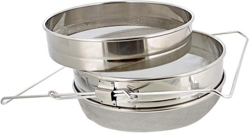 Rural365 Honey Filter, 2 Piece - Honey Extractor Equipment, Honey Bucket Strainer Honey Extractor Stainless Steel Sieve...