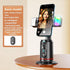 Auto Face Tracking Tripod 360° Rotating Auto Tracking Phone Stand, No App, Gesture Control Smart Shooting Camera Mount with Selfie Light and Remot...
