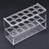 uxcell Acrylic Test Tube Holder Lab Stand Rack 2x6 Wells for Centrifuge Tubes Clear...