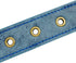 2" Spiked Leather Dog Collar - Anti-Bite Sharp Rivet Studded for Pit Bull Medium Large Dogs,Blue Neck for 14-19" Total Length 21.5"...