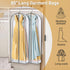 MISSLO 65" Clear Garment Bags for Hanging Clothes 4" Gusseted Dress Bags for Gowns Long Dress Cover for Closet Storage Dress Protector Bag, 2 Pack...