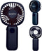 Portable Handheld Fan,Small Fan USB Rechargable with 4000mAh Battery as Powerbank, Mini Fan in LED Nightlight, Cooling Personal Fan for Travel, Ou...