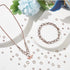 PH PandaHall 900 Pcs 6 Sizes 4/5/6/7/8/10mm Iron Split Rings Double Loop Jump Ring for DIY Jewelry Making Red Copper...