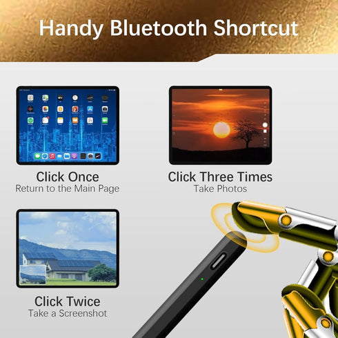 Stylus Pen for iPad 9th&10th Gen,Compatible with (2018-2023) Apple iPad Pro 11/12.9 inch, iPad 10th/9th/8th/7th/6th Gen, iPad Air 5/4/3rd Gen, iPa...