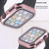 Compatible for Apple Watch 44mm Series 4/5/6/SE Cover Built-in Tempered Glass Screen Protector,Bling Crystal Diamond Rhinestone Hard PC Protective...