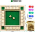 Dice Game Shut The Box Game Wooden Board Game with 10 Dices,a Classic 4 Sided Family Math Game for 2-4 Players Dice Board Game Shut-The-Box(Kids o...