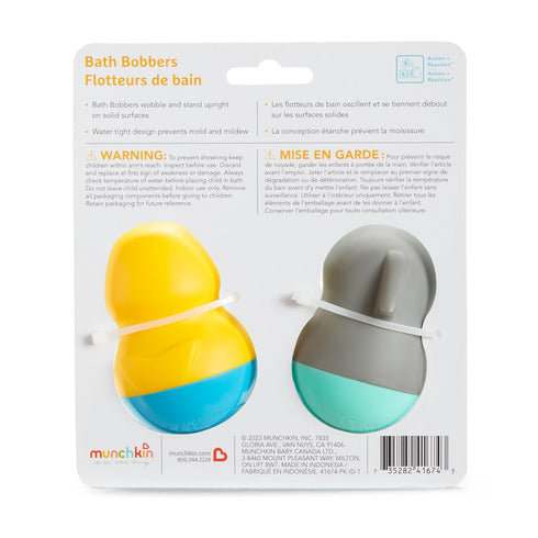 Munchkin® Bath Bobbers Mold Free Baby and Toddler Bath Toy, 6+ Months, Dolphin/Walrus...
