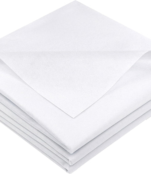 PLANTIONAL Medium Weight White Iron-On Non-Woven Fusible Interfacing: 39 x 72 inch Medium Weight Non-Woven Interfacing Iron On Polyester Single-Si...