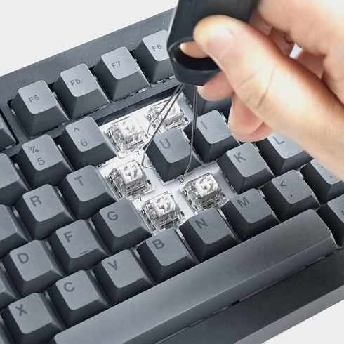 33 Switches Lube Station Acrylic Keyboard Lube Kit, Magnetic Switch Opener Key Switch Puller Switch Lube Kit Keyboard Switch Lube Kit for Keyboard...
