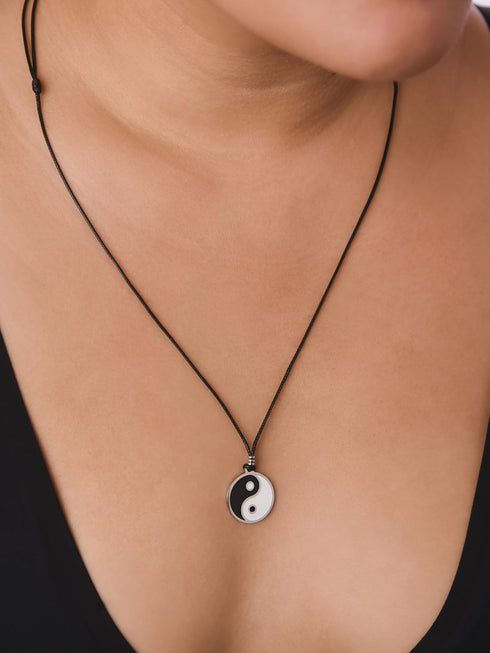 Sacina Gothic Yin Yang Pendant Neckace, Yin Yang Necklace, Gothic Necklace, Black Choker Necklace, Jewelry Gift for Women...