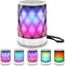 LFS LED Portable Bluetooth Speakers with Lights, Night Light Waterproof,Speakers Color Change Computer Speaker,Mic TF Card TWS Support for iPhone ...