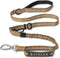 Tactical Dog Leash,Reflective Training Dog Leash,Adjustable Heavy Duty Dog Leash with 2 Control Padded Handle Strong No Pull Bungee Dog Leashes wi...