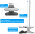 2Pack Flexible Clamp Mount Compatible with Wyze Cam Pan V2 (2021 Release) &Wyze Cam Pan V3 Indoor/Outdoor (2023 Release), Flexible Gooseneck Mount...