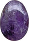Polished Stone Egg for Easter Day, Palm/Pocket/Worry Enegry Healing Crystal Display Sphere Figurine Fengshui, Amethyst 1.8" x 1.3"...