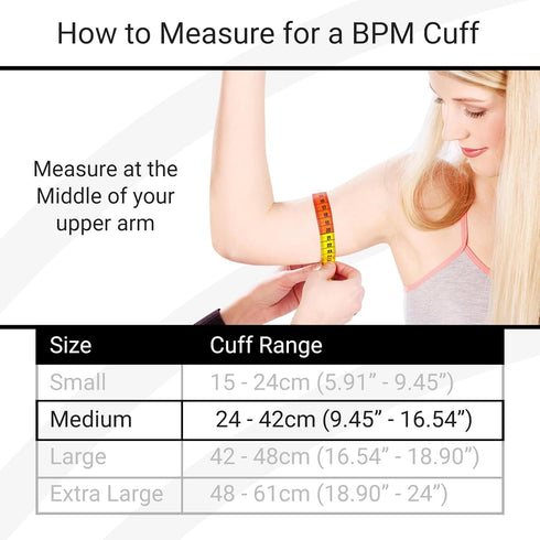Replacement Cuff - for Automatic Blood Pressure Monitor and Digital Machine - Sized for Upper Arm Circumference 22 to 42 Centimeters - for Adults,...