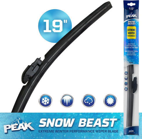 PEAK Snow Beast Winter Windshield Wiper Blade, 19-inch...