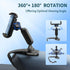 Multifunctional Car Dashboard Mobile Phone Holder, 360 Degree Rotation Universal Dash Clip Cellphone Mount for 4-7 inch Smartphones (Black)......