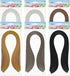 JUYA Single Color Quilling Strips Set 600 Strips 6 Colors 39cm Length/Strip Paper Width 5mm...