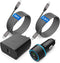 45W USB-C Charger, 2-Pack 45 Watt Samsung Super Fast Charger Type C PPS Wall/Car Charger for Samsung Galaxy S24 Ultra/S24+/S23 Ultra/S23+/S23/S22 ...