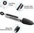 7 Inch Mini Tongs, Pack of 3 Short Small Silicone Tongs, Stainless Steel Tongs with Silicone Tips for Cooking, Barbecue, Buffet Serving (7", Black...