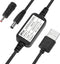 DROK USB to 12v Adapter - 5V to 12V Step Up Converter, Boost Converter Voltage Regulator with 5.5x2.5mm/3.5x1.35mm Ports and 1.2m Cable...