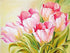 MOER SKY Tulip Roses 5D Diamond Painting Kits, Pink Flower Full Round Drill Diamond Art, Beautiful Flower Diamond Craft Arts, Valentine's Day New ...