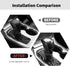 RT-TCZ Carbon Fiber Gear Shift Knob Cover Trim Decorative Interior Accessories for Jeep Grand Cherokee 2017-2020...