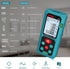 Laser Distance Measure 165 Feet with 2 Bubble Levels,M/in/Ft Unit Switching Backlit LCD,99 Sets Data Storage and Pythagorean Mode, Measure Distanc...