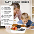 Salad Lunch Container To Go,54 OZ Salad Bowls with 3 Compartments for Salad Toppings and Snacks, Salad Bowl with Dressing Container, Built-in Reus...