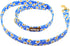 Blue Daisy Dog Leash with Metal Buckle – Unmatched Quality in Small Medium Large Sizes for Pet Daily Walking, L...