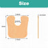 66 Pcs U Shaped Felt Callus Pads, Self-Stick Cushions Protect Calluses from Rubbing on Shoes, Pain Relief Foot Cushion Forefoot Foot Pads for Men ...