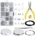 KUUQA Jewelry Making Kit Jewelry Findings Starter Kit Jewelry Beading Making and Repair Tools Kit...