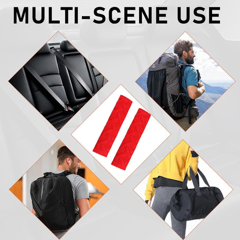 2 Pack Soft Car Seat Belt Pad Cover, Universal Comfort Seat Belt Shoulder Strap Covers Helps Protect You Neck and Shoulder, Vehicle Interior Acces...