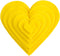 Playfully Ever After 1 to 6 inch Multi-Size Pack 24pc Felt Hearts (Yellow)...