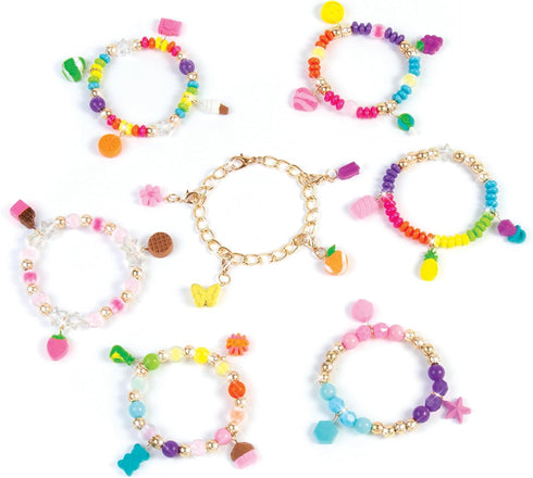 Make It Real:Clay Charm DIY Jewelry Kit - Make 30+ Clay No Bake Charms to Attach to Your Chain, Arts & Crafts, Girls & Kids Ages 8+...