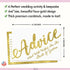 50 Wedding Advice Cards & Well Wishes for the Bride and Groom - Bridal Shower Games, Wedding Games, Wedding Decorations, Wedding Guest Book Altern...
