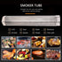 AYZA,Pellet Smoker Tube -12inchStainless Steel BBQ Wood Pellet for ColdHot Smoking,Works with All Grill or Smokers,Ideal Smoking Cheese,Fish,Beef,...