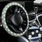 Frienda Cute Steering Wheel Cover Flower Steering Wheel Cover Floral Steering Wheel Cover for Girls with 4 Pieces Cute Flowers Car Air Vent Clips ...