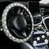 Frienda Cute Steering Wheel Cover Flower Steering Wheel Cover Floral Steering Wheel Cover for Girls with 4 Pieces Cute Flowers Car Air Vent Clips ...