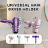 Bathroom Hair Dryer Holder Hair Care Tools Holder Wall Mount Chrome Finished Stainless Steel...