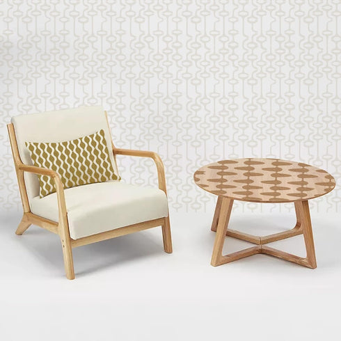 NBEADS 6 Pcs 6 Styles Retro Tile Stencils, Mid Century Modern Painting Stencil Tempalte DIY Art Craft Painting Wall Stencils 11.8×11.8 Inch for Pa...