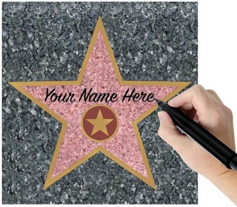 Beistle Walk of Fame Star Peel-N-Place Decoration...